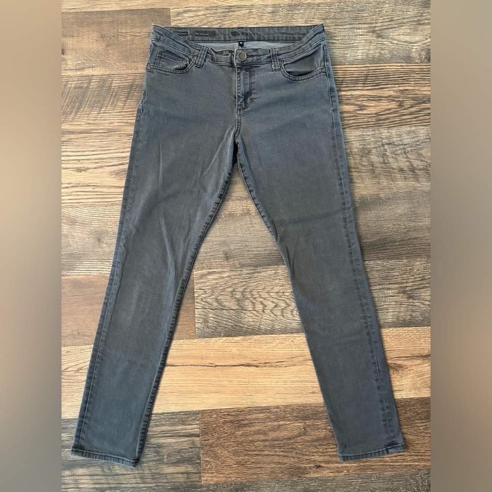 Kut‎ from the Kloth - Elle Stiletto Skinny Black Wash Denim Casual Jeans Size 10